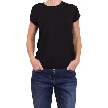 Dámské tričko Dámské nadčasové tričko s krátkým rukávem Eliana Follia Intimo černé velikost S