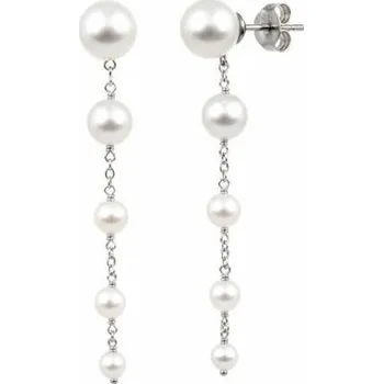 Náušnice ŠPERKY-NM, Zlaté náušnice s perlou 2502