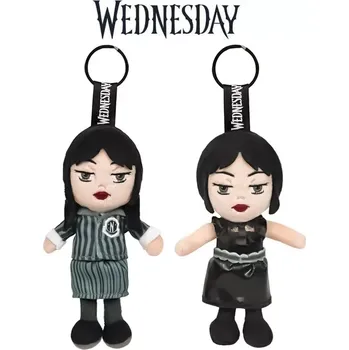 Přívěsek na klíče M.T. Wednesday 15cm plyšová 2 druhy Šedá