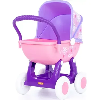 Kočárek pro panenku Fialový kočárek pro panenky