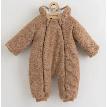 Kojenecký overall Dětský zimní overal bez ťapek NEW BABY Teddy Winter, velikost 80 (9–12 měsíců)