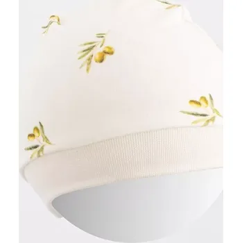 Kojenecká čepice Dojenecká čepička z organické bavlny New Baby Olivy