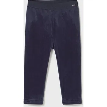 Dívčí kalhoty Legíny sametové tmavě modré BABY Mayoral velikost: 86