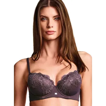 Podprsenka Krajková podprsenka Lormar Plunge Saten malva velikost 75D
