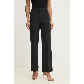 Dámské kalhoty Kalhoty Sisley dámské, černá barva, jednoduché, high waist, 4KVXLF02I 99B, vel. 42