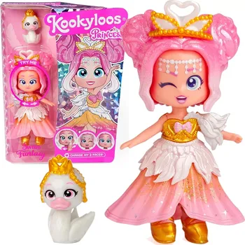 Figurka KookyLoos figurka Princess Swan Fantasy s doplňky