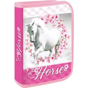 Penál JUNIOR plátený prázdny Seria 6 Horse