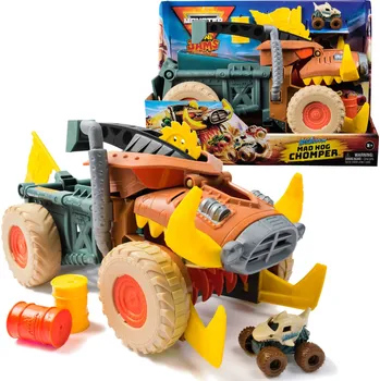 Monster Jam Mini Jams Megalodon Mad Hog Chomper set s velkým a malým autíčkem 1:87