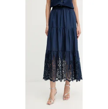 Dámská sukně Bavlněná sukně Morgan JBOY námořnická modř 59X, vel. 40