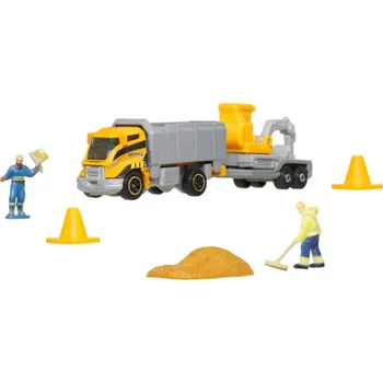 Dětské zboží Matchbox Adventure MBX Construction – stavební set s vozidly a příslušenstvím