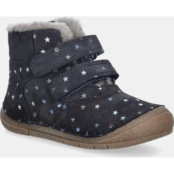 Dívčí zimní obuv Dětské semišové zimní boty Froddo PAIX UP WINTER G2110143.29.25.28 námořnická modř 59X, EUR 26