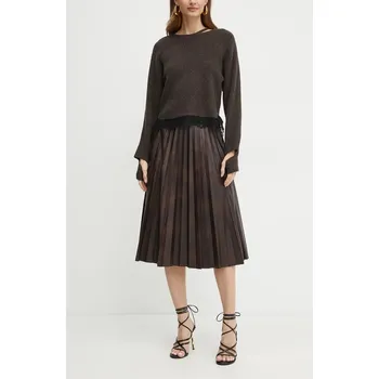 Dámská sukně Sukně Pinko vínová barva, maxi, áčková, 104440 A286 104440.A286 93X, vel. 36