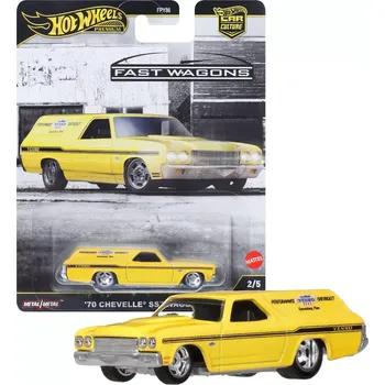 autíčko Hot Wheels Premium Car Culture Fast Wagons 70 Chevelle SS Wagon