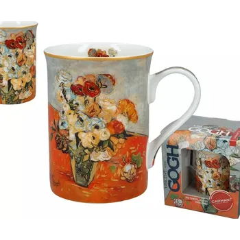 Hrnek 360 ml Vincent van Gogh "Růže a sasanky"