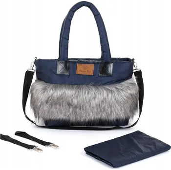 Taška HappyBee s kožíškem Trinity Blue