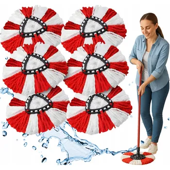 mop Vložka do mopu DAZMA z mikrovlákna s drhnoucím páskem