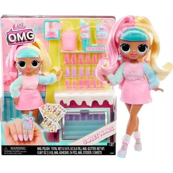 Panenka Sada L.O.L. Surprise barevná sada na manikúru O.M.G. s příslušenstvím