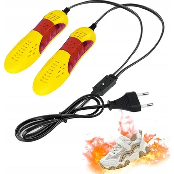 Vysoušeč bot PŘENOSNÝ SUŠÁK BOT NA LYŽÁKY, SPORTOVNÍ PONOŽKY - ŽLUTÝ