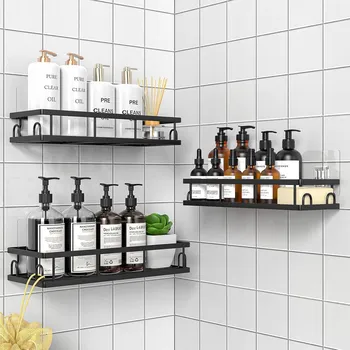 Drátěná police POLIČKA DO SPRCHY POLIČKA DO KOUPELNY BEZ VRTÁNÍ SPRCHOVÝ ORGANIZÉR 3X