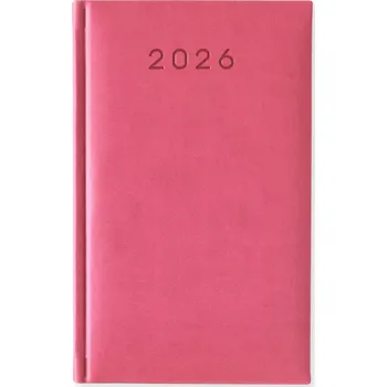 Kalendář Knižní kalendář 2026 A6 Scriba růžový