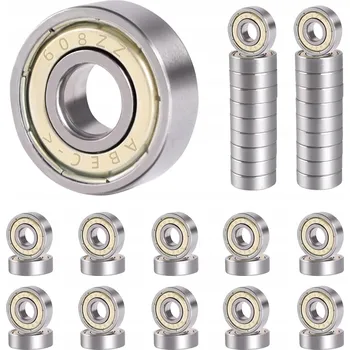 Kolečkové brusle LOŽISKA 608ZZ 8x22x7mm KULIČKOVÁ PRO KOLEČKOVÉ BRUSLE, SKATEBOARDY, KOLOBĚŽKY SADA x40 KS