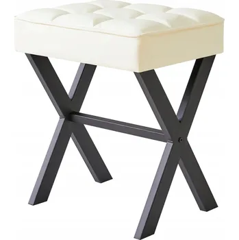 Taburet Taburet Podnožka Taburet do obývacího pokoje Ložnice bílá