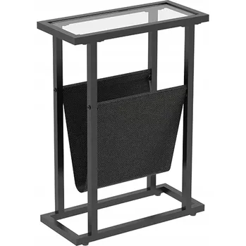 Konferenční stolek Obdélníkový stolek Hoobro 40 x 18 x 55 cm, černý