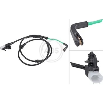 Brzdová destička Výstražný kontakt, opotřebení obložení A.B.S. 39415