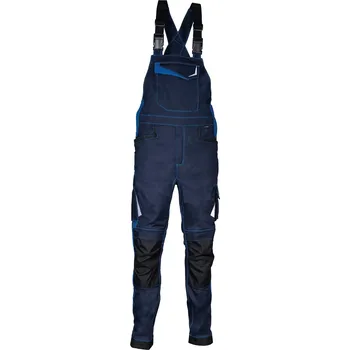 montérky Pracovní kalhoty COFRA VISEU s laclem Barva: Modrá, Velikost: 50