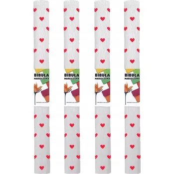 Obraz Krepový papír Starpak bílý, červený