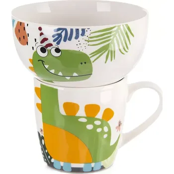Orion Hrnek s miskou dino 350 ml