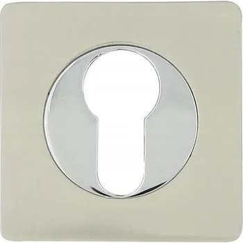 Dveřní kování Interiérová klika Domino Čtvercová rozeta, Rozeta pro vložku