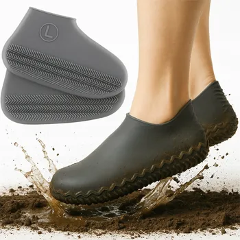 turistický návlek Nepromokavé silikonové návleky / chrániče na boty, velikost M (35-39)