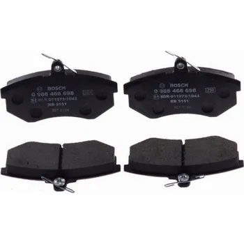 Brzdová destička Bosch 0 986 466 698 Sada brzdových destiček, kotoučové brzdy