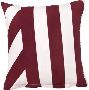 Povlak na polštář bavlna Zebra bordó 50x70 cm