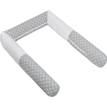 přebalovací pult a komoda Bellatex Mantinel do postele - VÁLEC puntík šedá, bílá