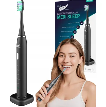 Elektrický zubní kartáček SONICKÝ KARTÁČEK KARTÁČEK na zuby MEDI SLEEP 37 TISÍC KMITŮ/MIN. INDUKČNÍ NABÍJENÍ + POUZDRO