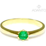 Zlatý smaragdový prsten