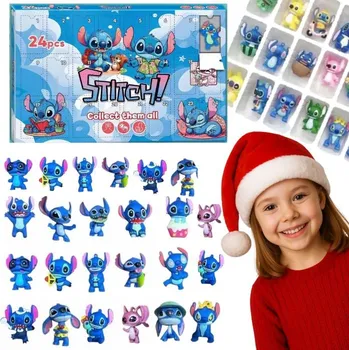 Kalendář Lilo a Stitch Adventní kalendář s figurkami na Vánoce 24 dní