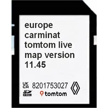 Zabezpečení domácnosti Mapa pro navigaci Renault Evropa SD karta Scenic Clio Megane