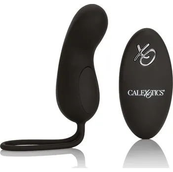 CalExotics Remote Rechargeable Curve (Black), dálkový mini vibrátor