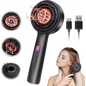 IP kamera Masážní Přístroj na pokožku hlavy WELLMI šedý, akumulátorový, 5 W s terapií světlem