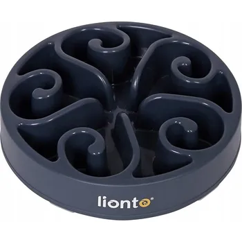 Miska pro psa PROTISKLUZOVÁ MISKA PRO PSY ZPOMALUJÍCÍ JÍDLO DO 100 °C ŠEDÁ