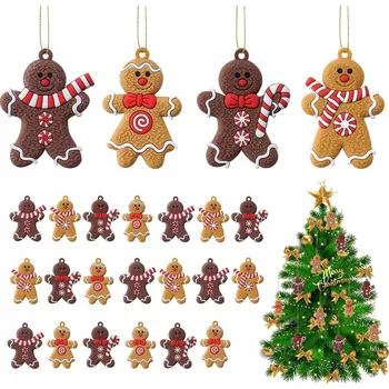 Vánoční dekorace Vánoční ozdoby Perníky na vánoční stromeček 20 Kusů