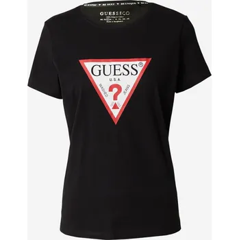 Dámské oblečení Guess Jeans W1YI1B I3Z14 Dámské tričko černé S