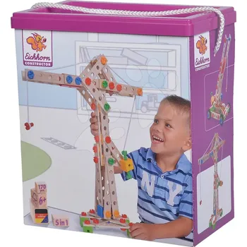 ostatní stavebnice Dřevěná stavebnice Construct 5v1 170 dílů