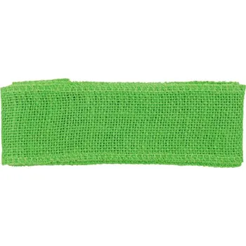 Stuha Stuha jutová zelená šířka 6 cm, 2 m /2858/ Přerov