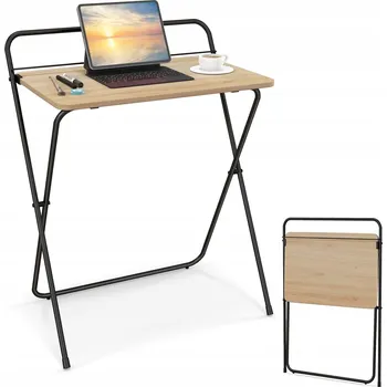 Psací stůl SKŁADANE BIURKO STÓŁ MAŁE NA LAPTOPA PRO PRÁCI V OBÝVACÍM POKOJI, KANCELÁŘSKÝ POČÍTAČ