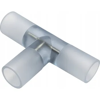 Spojka T-rozdělovač pro NEON LED 360 14mm, T-spojka, Neonová kulatý spojka 230V