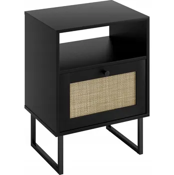 Konferenční stolek Kávový stolek HEY čtvercový 56 x 30 x 40 cm černý